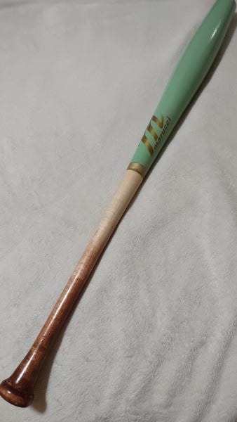 NEW Marucci Torpedo 33.5"/32oz AP5 Maple Wood Baseball Bat Blem Mint Green/Natural/Gold