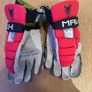 PLl Chaos Custom Maverik Max Lacrosse Gloves 12" Medium (Brand New)