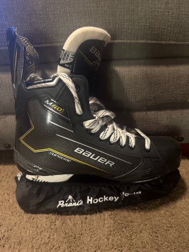 Worn once. 2024 Bauer Supreme M40 Hockey Skates 11.5 (Used)