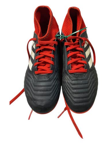 Used Adidas Soccer Indoor Shoes Black Junior 02.5 11706-S000343801
