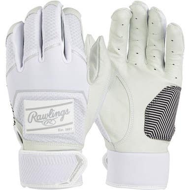 Rawlings Medium New White Batting Gloves