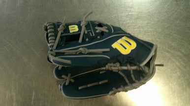 New Wilson A1000 DP15 BB/SB Glove LH Throw Navy Blue And Grey 11 1/2" 11868-WILWBW101443115