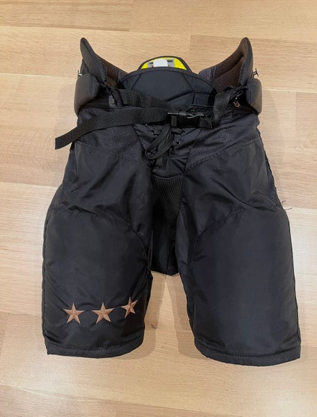 Pro Stock CCM HPTK Pants Black Senior Medium Capitals Reverse Retro 2.0 RARE