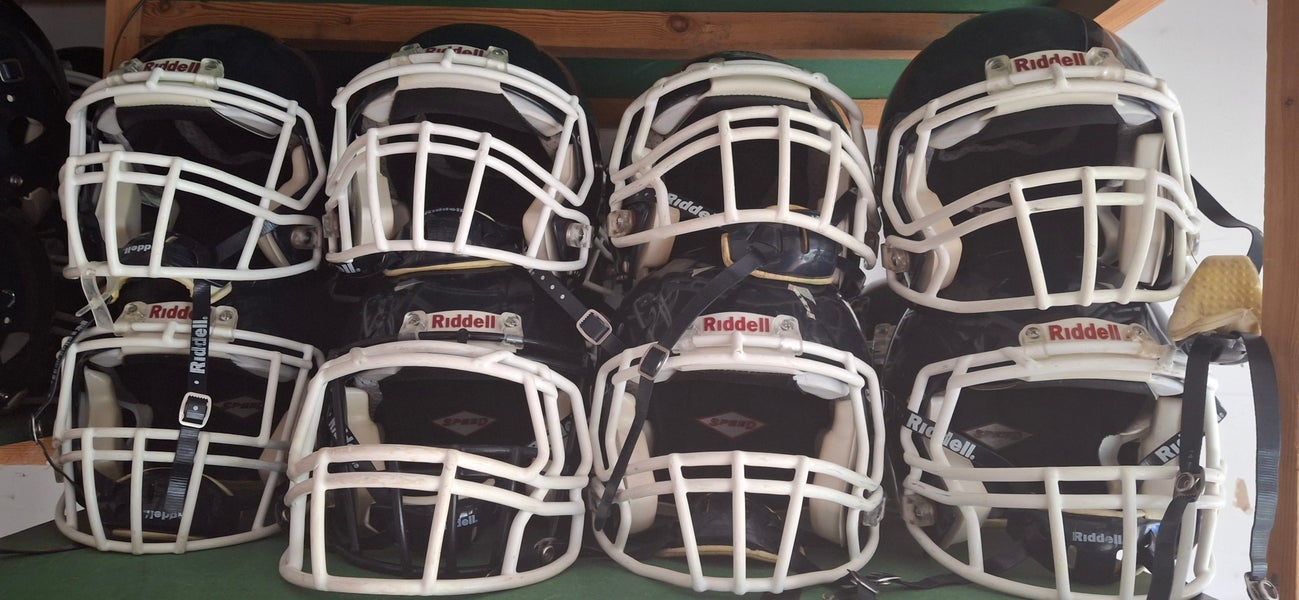 1 bundle of 33 expired football helmets