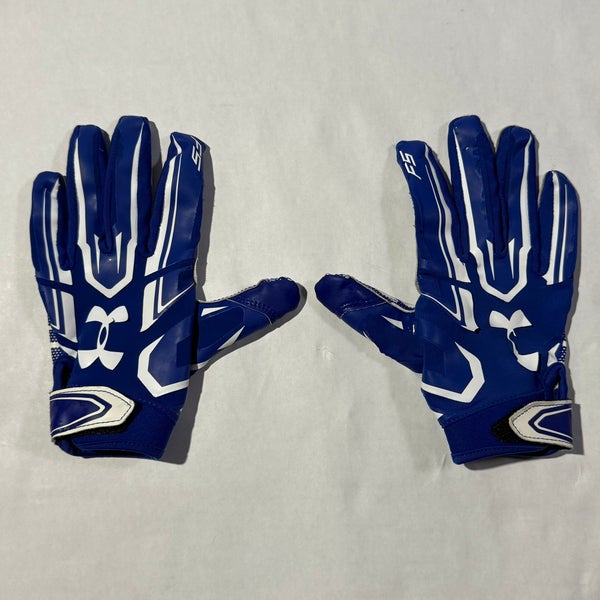 Under Armour UA F5 Football Gloves Mens Medium 1271183-400 ROYAL