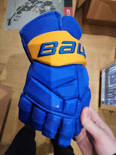 Jack Eichel Game Used Supreme 2s Pro Hockey Gloves .