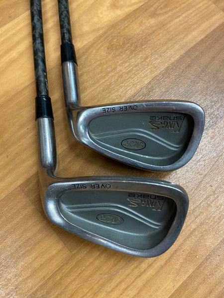 King Cobra Right Handed Iron Set Graphite Shaft #9 and PW)