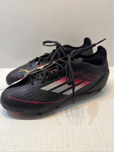 Black Kids 2.5Y (Big Kids / Youth) Adidas F50 adizero Cleats (New)