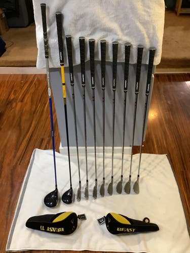 Men's Beast Right Handed Clubs (Full Set) Regular Flex 10 Pieces (Used)