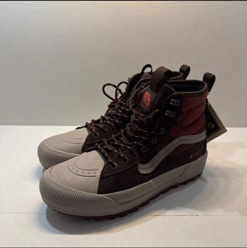 Brown Men's Size M 8.5 (W 9.5) Adult Vans Shoes (New)