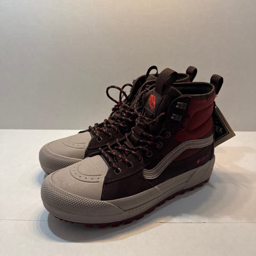 Brown Men's Size M 8.5 (W 9.5) Adult Vans Shoes (New)