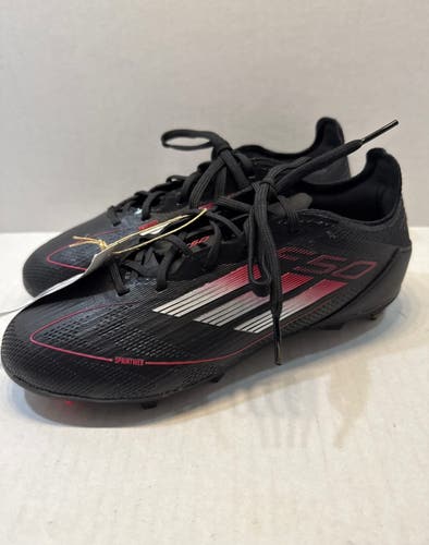 Black Kids 2.5Y (Big Kids / Youth) Adidas F50 adizero Cleats (New)