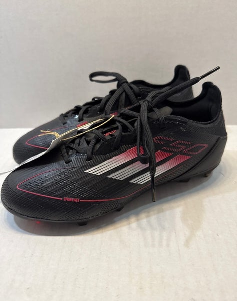Black Kids 2.5Y (Big Kids / Youth) Adidas F50 adizero Cleats (New)