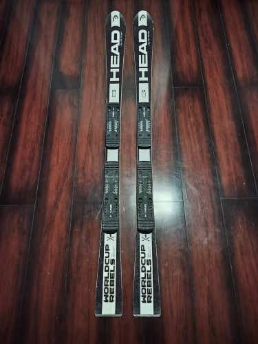 HEAD 138 cm Racing World Cup Rebels i.SL RD Skis Without Bindings (Used)
