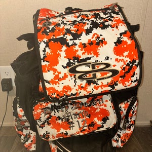 Orange Kids Unisex Boombah Backpack (Used)
