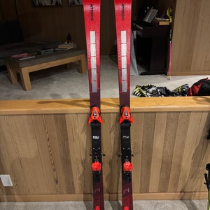 2025 Atomic Racing Redster G9 166cm Skis With Bindings Max Din 12 (Used)