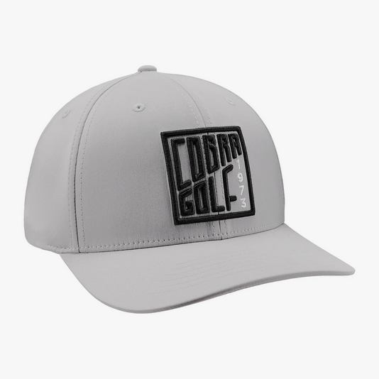 NEW Cobra Rise Gray/Black Adjustable Snapback Golf Hat/Cap