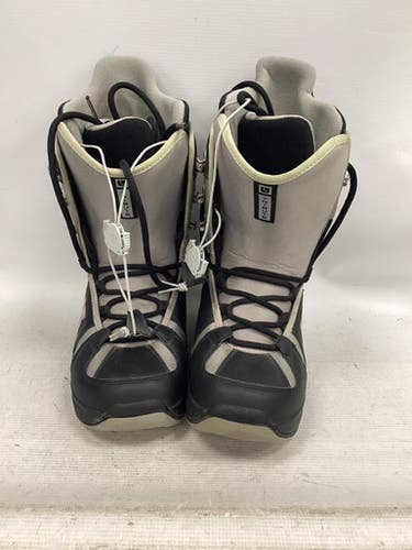 Used Burton TRIBUTE Mens Snowboard Boots Grey And Black Senior 7.5 11851-S000039517