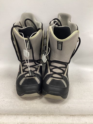 Used Burton TRIBUTE Mens Snowboard Boots Grey And Black Senior 7.5 11851-S000039517