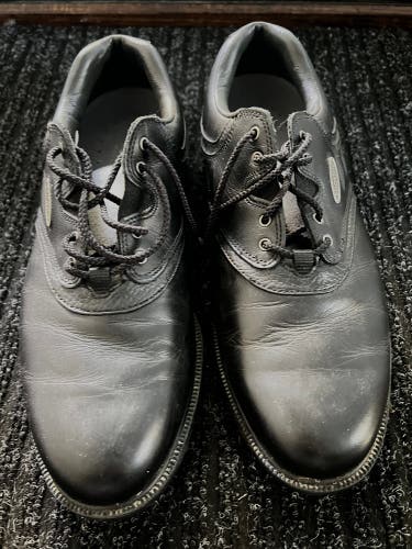 Footjoy 57792 Extra Comfort Men's Black Leather Golf Shoes Soft Spikes US 9.5 M