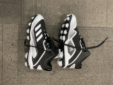 Used Adidas ICON 6 MID CLEATS BB/SB Cleats Black Junior 02.5 11614-S000224374