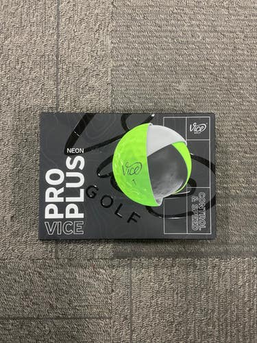 Used Vice PRO PLUS 12 Pack - Golf Balls Neon Green 11614-S000224358