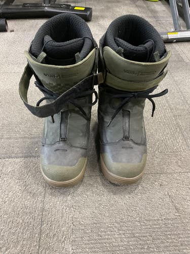 Used Vans HI-COUNTRY AND HELL BOUND Mens Snowboard Boots Olive Green Senior 10 11614-S000224356