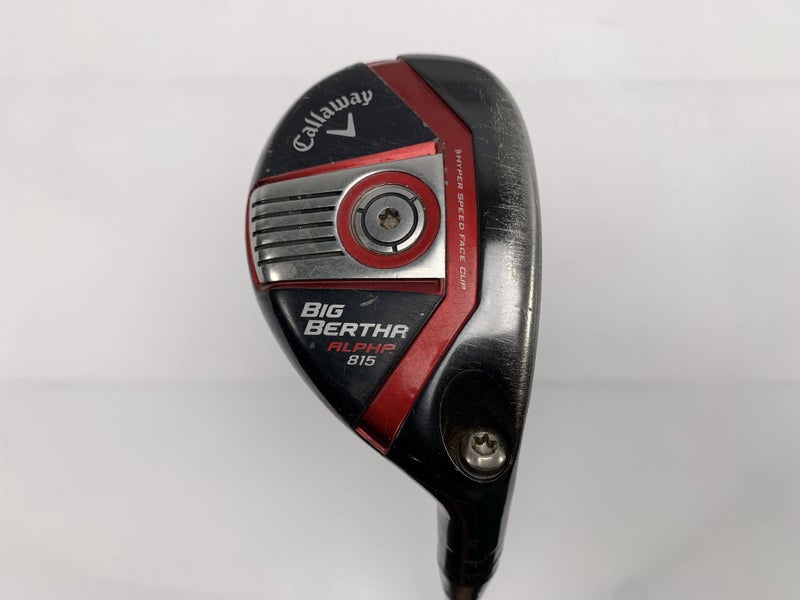 Callaway Big Bertha Alpha 815 3 Hybrid 18* Fujikura Speeder 865 Stiff RH