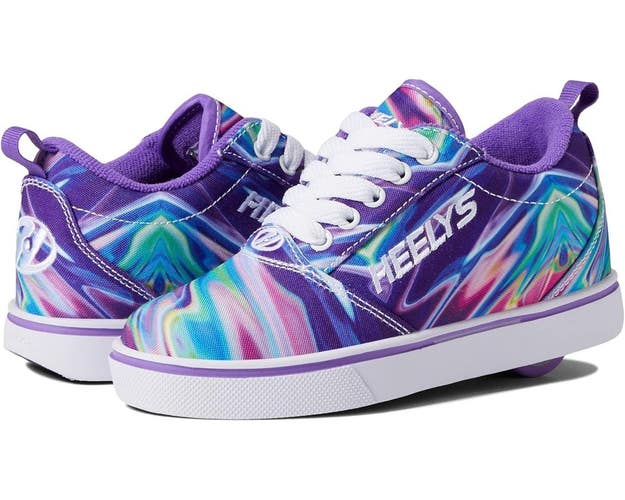 Heelys Pro 20 Prints HE101145H-533 Sneaker Kids US 13C Purple Skate Shoes TZP281