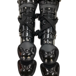 Used GEAR 2000 Catchers Leg Guards Black Intermed 11613-S000170851