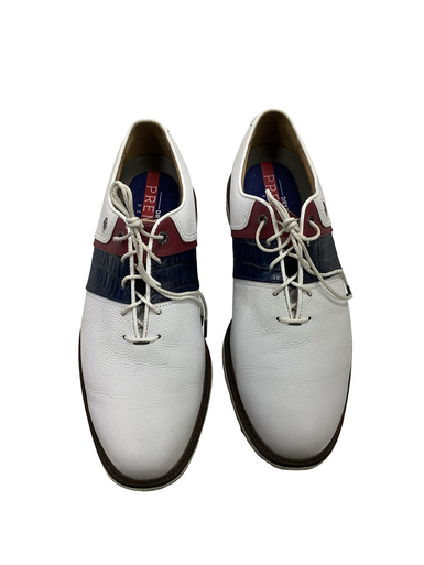 Used Foot Joy PREMIERE SERIES Mens Golf Shoes Navy And White Senior 9.5 11613-S000170808