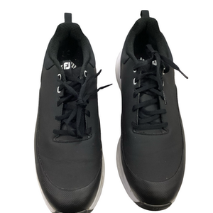 Used Foot Joy Mens Golf Shoes Black Senior 9.5 11613-S000170807