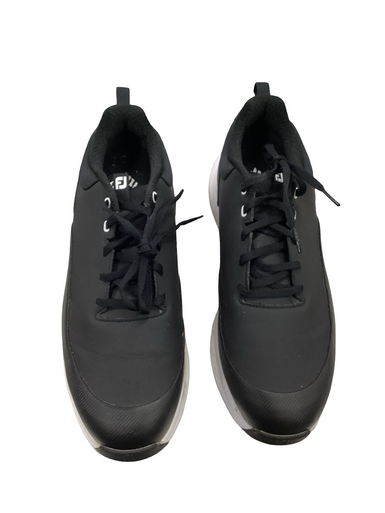 Used Foot Joy Mens Golf Shoes Black Senior 9.5 11613-S000170807