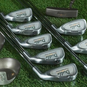 KNIGHT DIABLO GOLF SET 12pc. COMPLETE MENS 1W,3W,5W,3-PW,PUTTER INTERMEDIATE RH