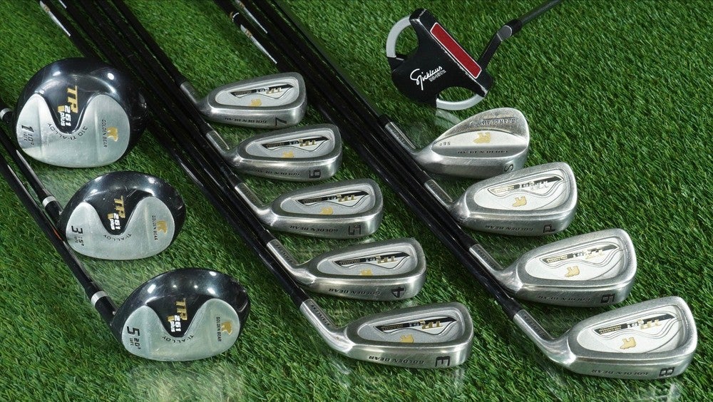 GOLDEN BEAR TR 261 PLUS GOLF SET COMPLETE 13 CLUB STANDARD MEN'S FIRM FLEX RH