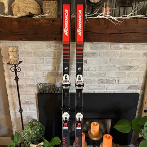 2024 Nordica Dobermann GSJ Plate 184 cm Racing Skis Max Din 15 (Used)