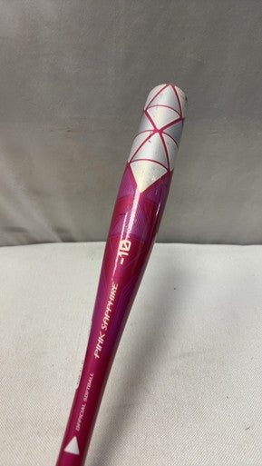 Used Easton PINK SAPPHIRE BB/SB Fastpitch Bat 27" 11490-S000266805