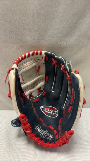 Used Rawlings PLAYER SERIES WPL110NWS BB/SB Glove RH Throw Navy Blue 11" 11490-S000266789