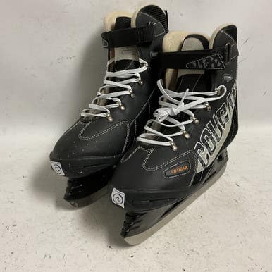 Used COUGAR Mens Softboot Skate Black Senior 12 11855-S000193660