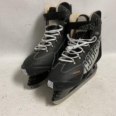 Used COUGAR Mens Softboot Skate Black Senior 12 11855-S000193660