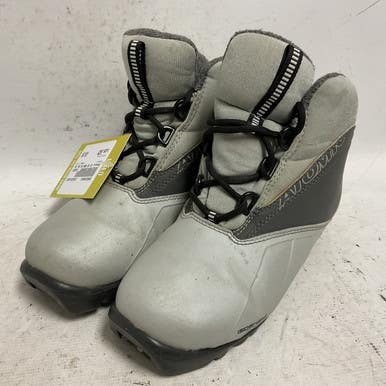 Used Atomic JX 20 Boys NNN XC Ski Boots Grey JR-02 11855-S000193643