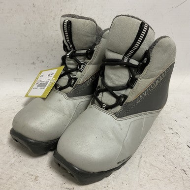 Used Atomic JX 20 Boys NNN XC Ski Boots Grey JR-02 11855-S000193643