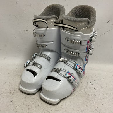 Used Rossignol FUN GIRL Girls DH Ski Boot White 235 MP - J05.5 - W06.5 11855-S000193630