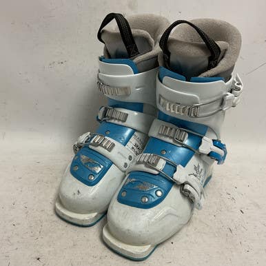 Used Nordica FIRE ARROW TEAM 3 Girls DH Ski Boot White 225 MP - J04.5 - W5.5 11855-S000193629