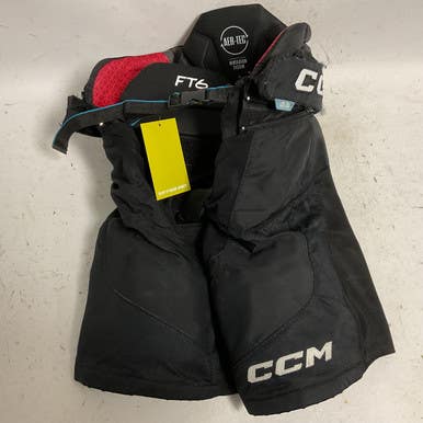 Used CCM JETSPEED FT6 Junior Pant Black And Red SM 11855-S000193599