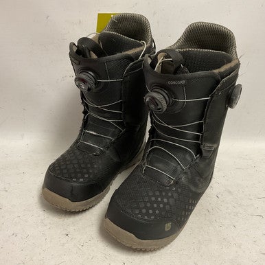 Used Burton MENS CONCORD BOA Mens Snowboard Boots Black Senior 10 11855-S000193580