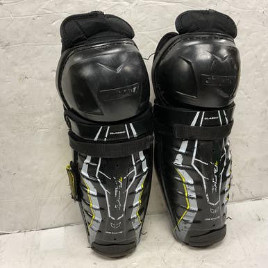 Used CCM TACKS CLASSIC Junior Shin Guards Black 13" 11855-S000193772