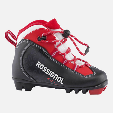 Like-New Rossignol X-1 JUNIOR Boys NNN XC Ski Boots Navy Blue JR-03 11855-S000193745