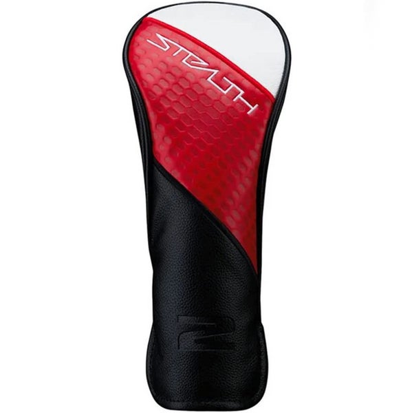 TaylorMade Golf Stealth 2 Black/Red/White Fairway Headcover