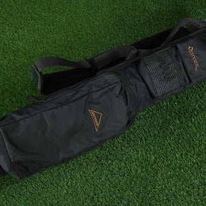 DATREK QUIVER SUNDAY, PIPE, CARRY BAG 2-WAY DIVIDERS GOLF BAG, BLACK